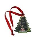 WOODEN TREE HANGER WOOLLY W/BABY